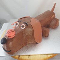 Dog - Sausage (Dachshund) 3D cake